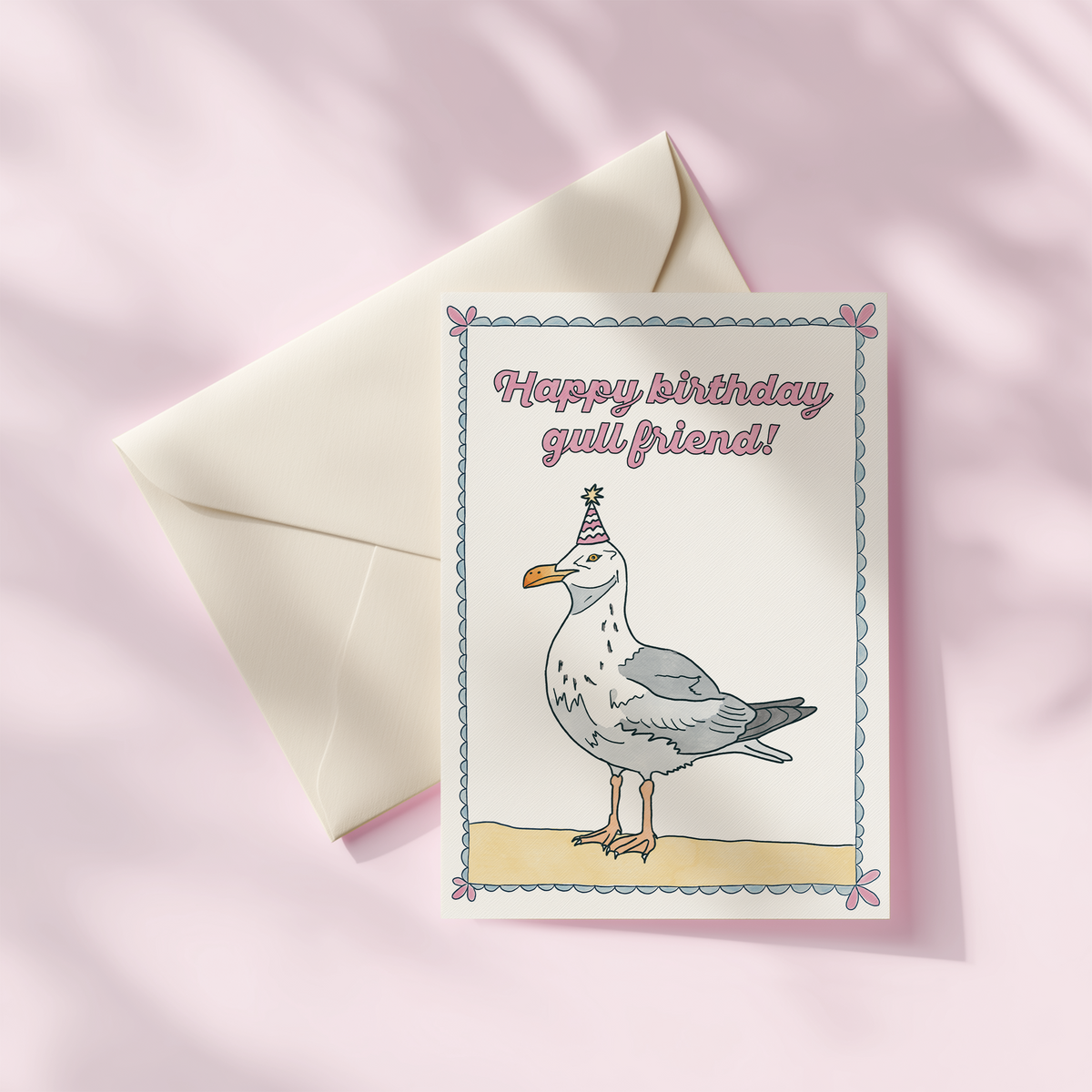 Happy Birthday Gullfriend Card | Blank Inside