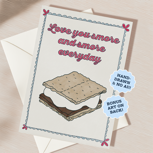 Love You S'mores Everyday Card | Blank Inside