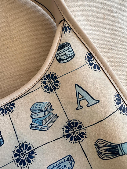 **CUSTOM** Hand-Painted Leather Bag
