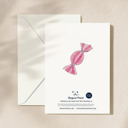 You're The Sweetest Love Greeting Card | 5.5x6.5 Inch | Blank Inside Greeting Card | Thank You Card | Card for Friend | Card for Husband