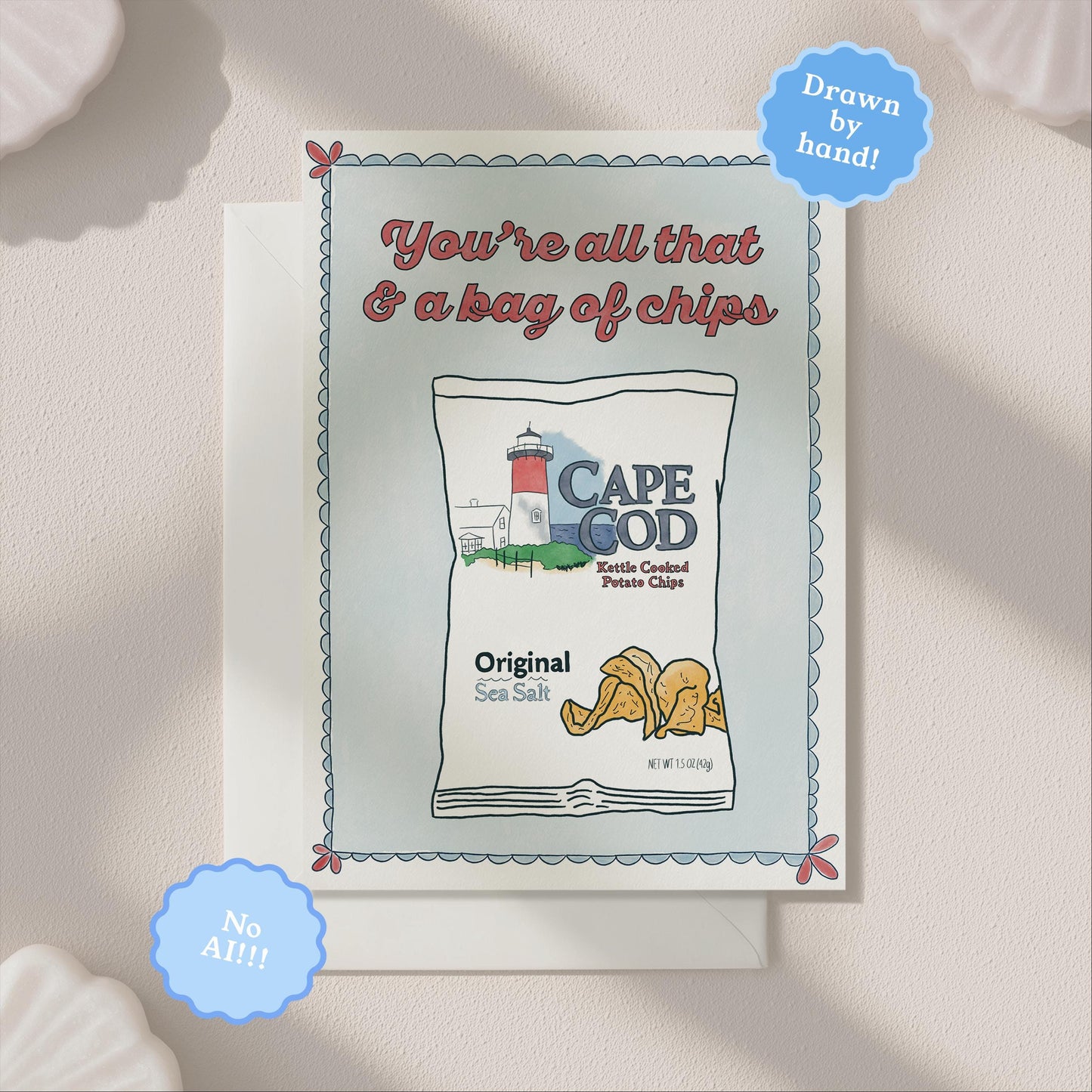 Hand Drawn Celebration Congrats Greeting Card | 5.5x6.5 Inch | Blank Inside Greeting Card | Baby Shower Card | Congratulations Greeting Card
