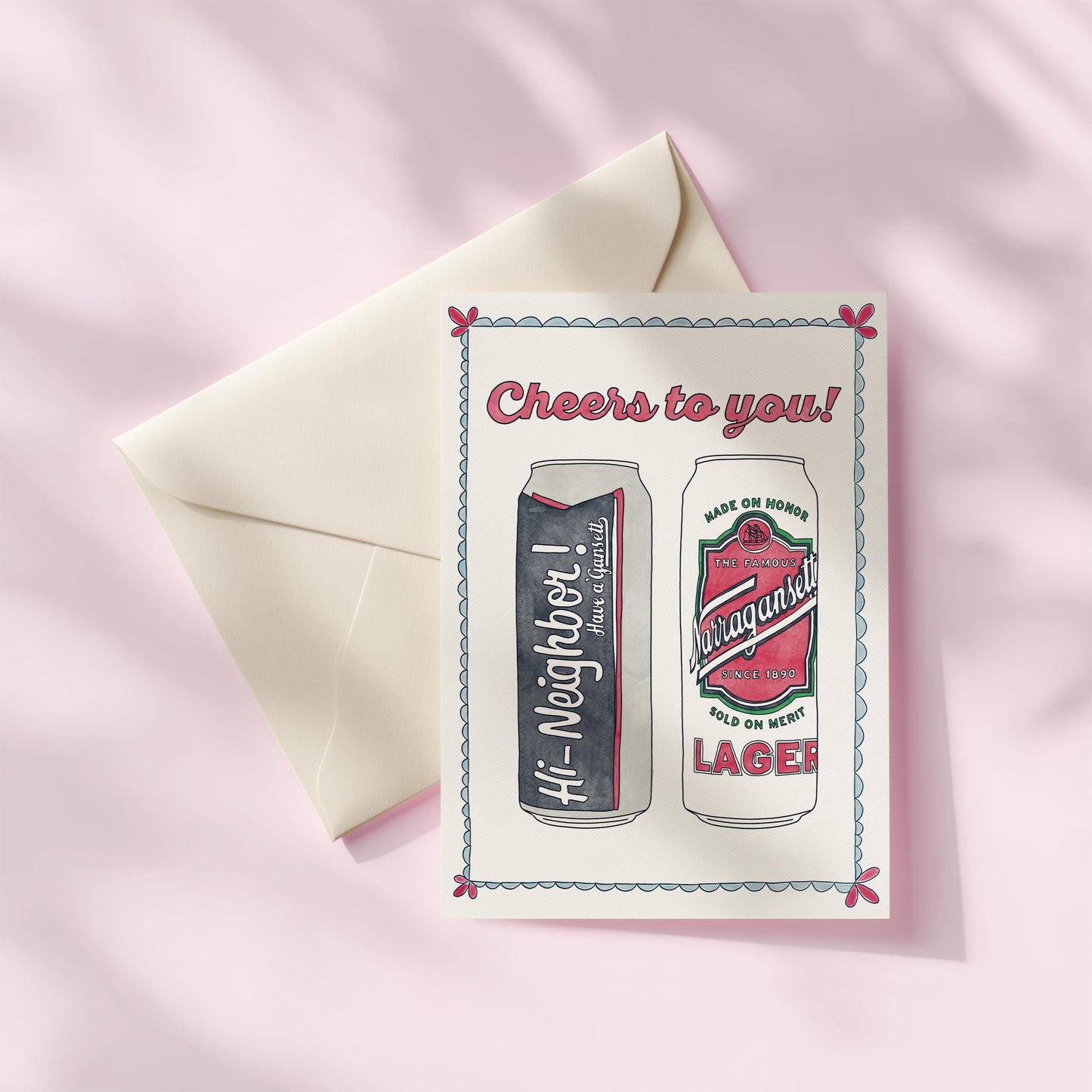 Cheers to You Celebration Greeting Card | 5.5x6.5 Inch | Blank Inside Greeting Card | Greeting Card for Graduation | Congrats Greeting Card