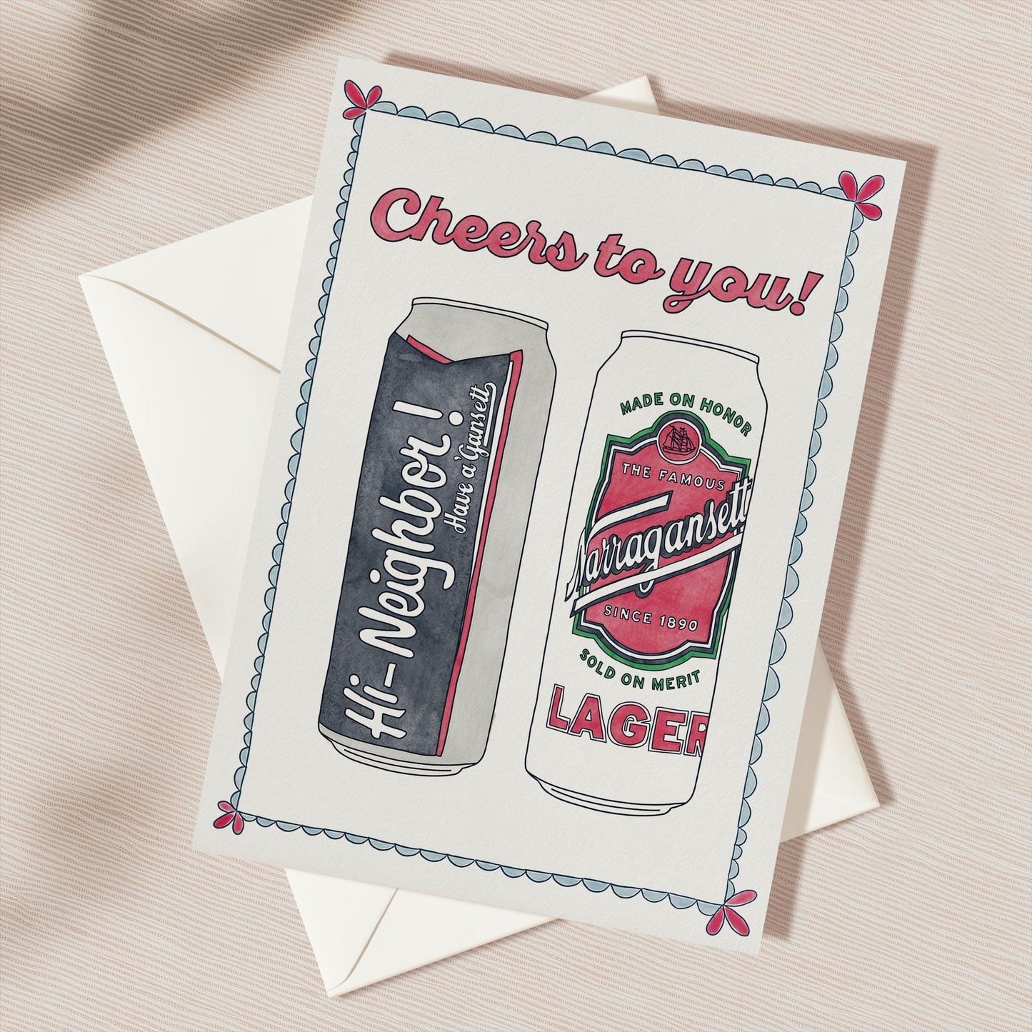 Cheers to You Celebration Greeting Card | 5.5x6.5 Inch | Blank Inside Greeting Card | Greeting Card for Graduation | Congrats Greeting Card