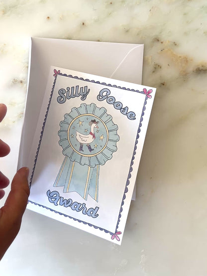 Silly Goose Just Because Card | Blank Inside