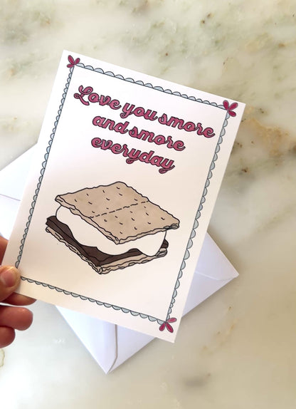 Love You S'mores Everyday Card | Blank Inside